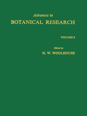 cover image of Advances in Botanical Research
